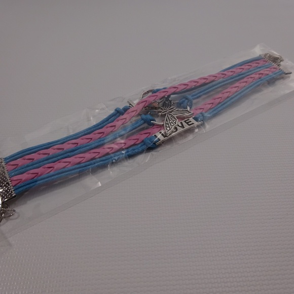 Infinity Love Butterfly Anchor Charm Bracelet - Picture 4 of 4